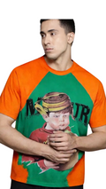Green and Orange Oversize Men