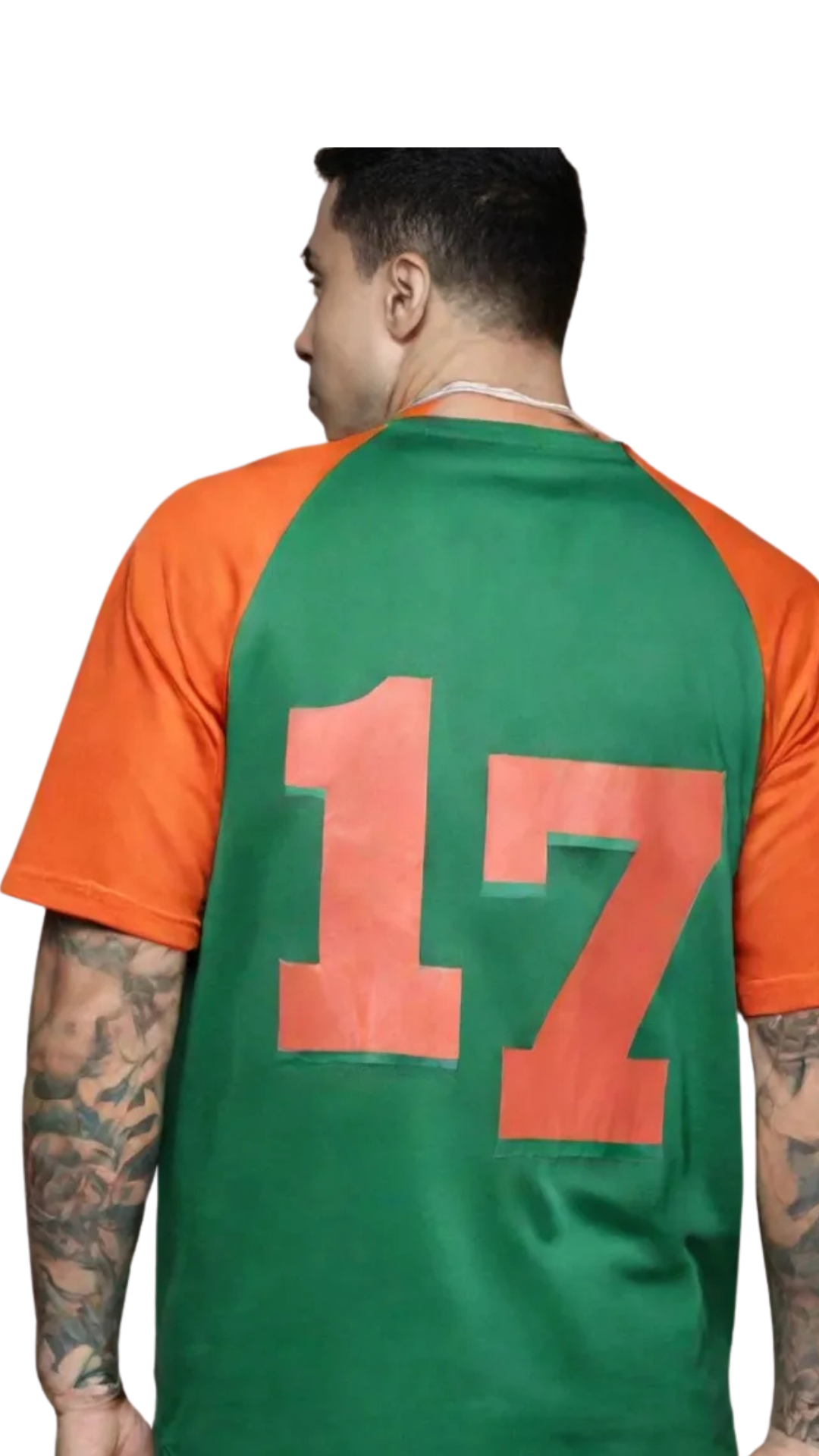 Green and Orange Oversize Men