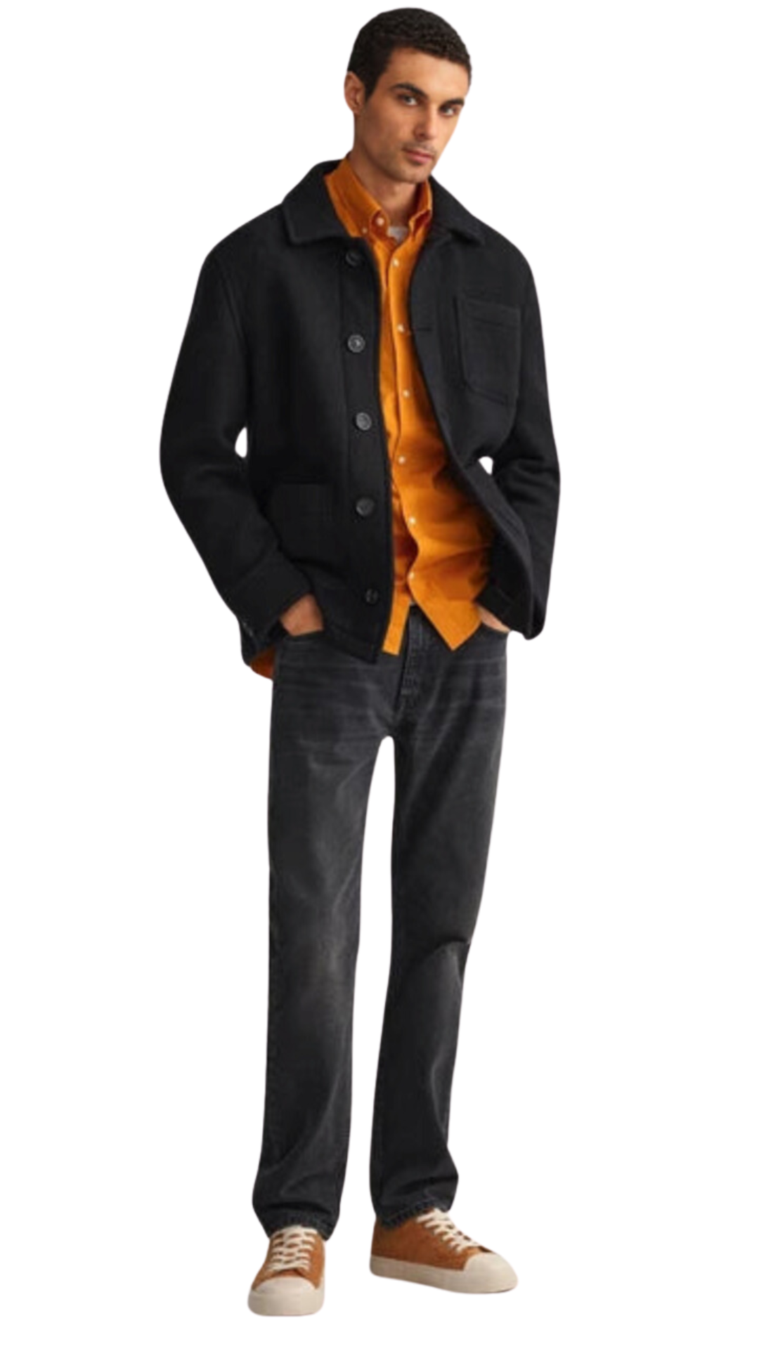 GANT Orange Regular Fit Cotton Shirt