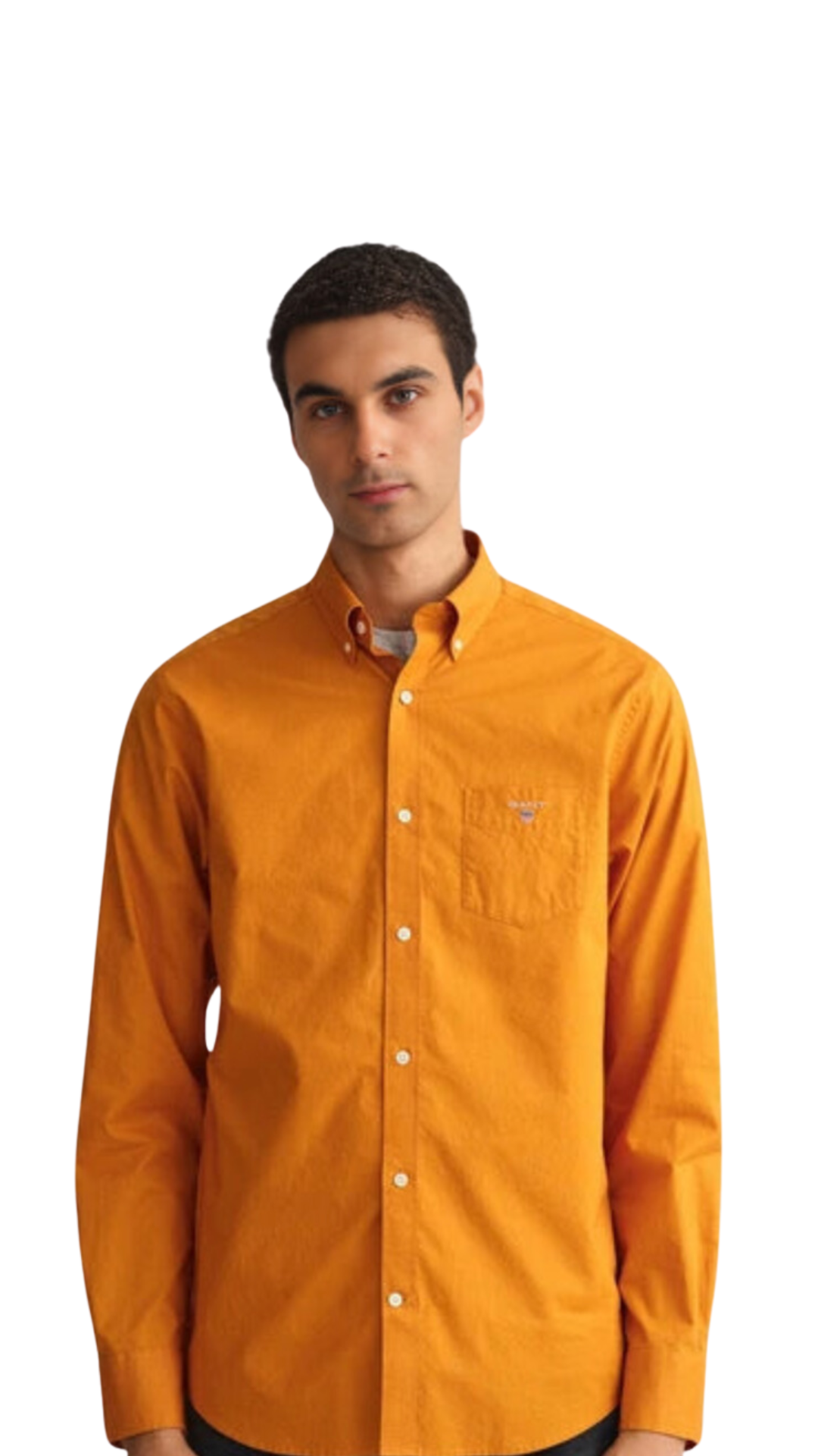 GANT Orange Regular Fit Cotton Shirt